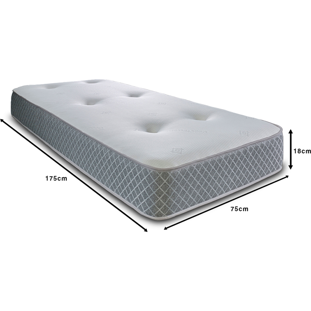 Starlight Beds Shorty Size Tufted Hybrid Memory Foam and Spring Mattress Image 4