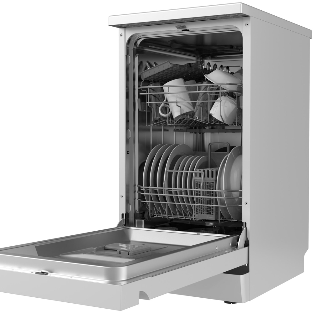 Midea MDWEF1034DWD White 10 Place Slim Freestanding Dishwasher Image 4