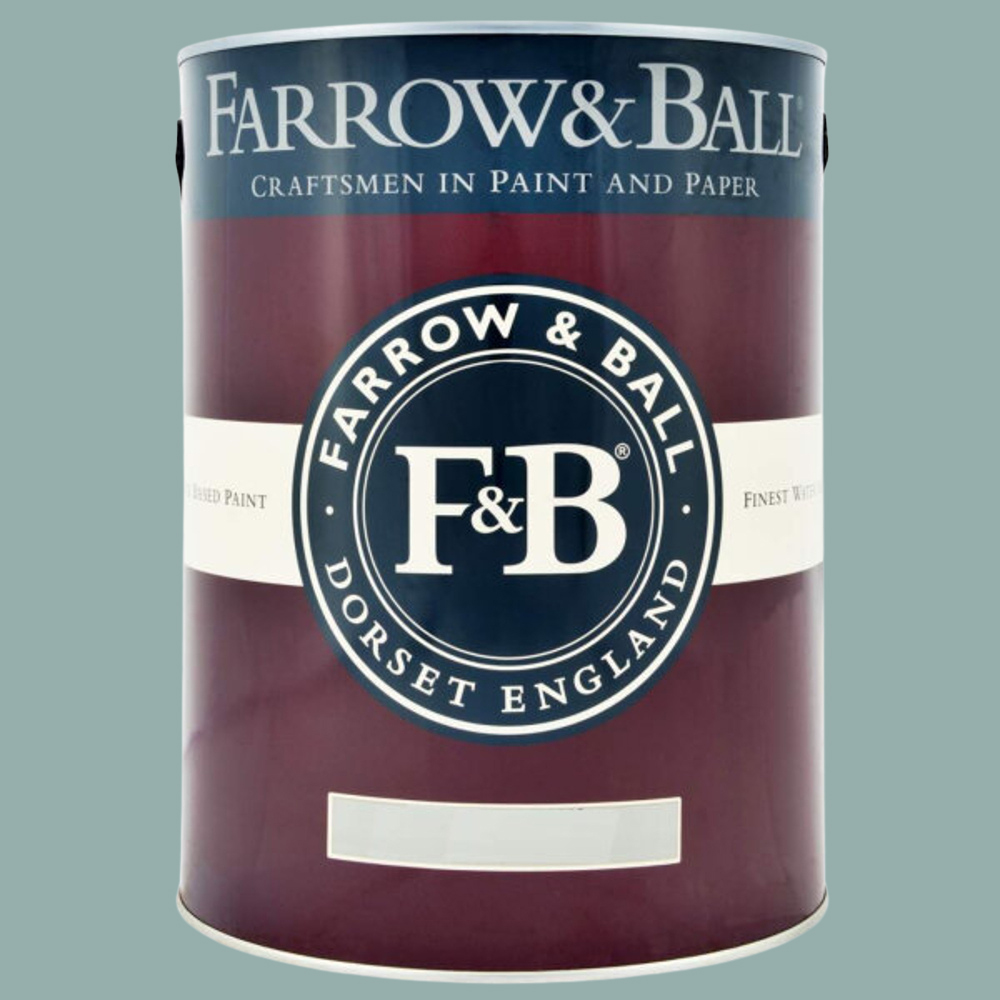 Farrow & Ball Interior Wood and Metal 82 Dix Blue Flat Eggshell Paint 5L Image 2