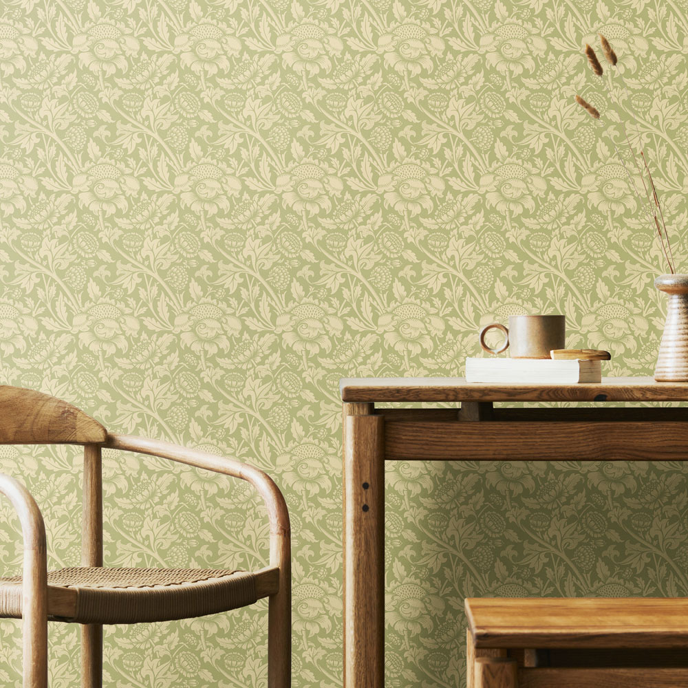 Hoopla Walls Elegance Damask Trail Bamboo Wallpaper Image 2