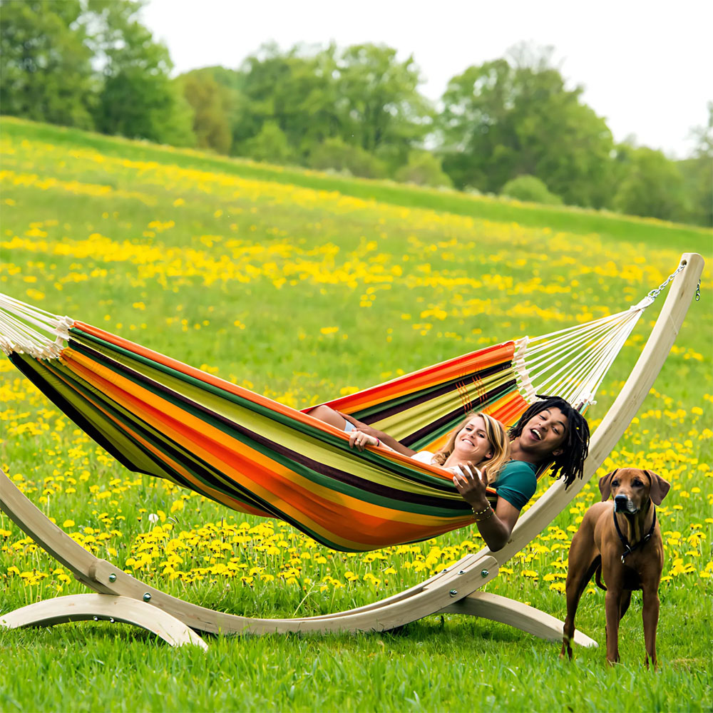 Amazonas Paradiso Esmeralda Premium Traditional Cotton Garden Hammock Only XXL Image 4