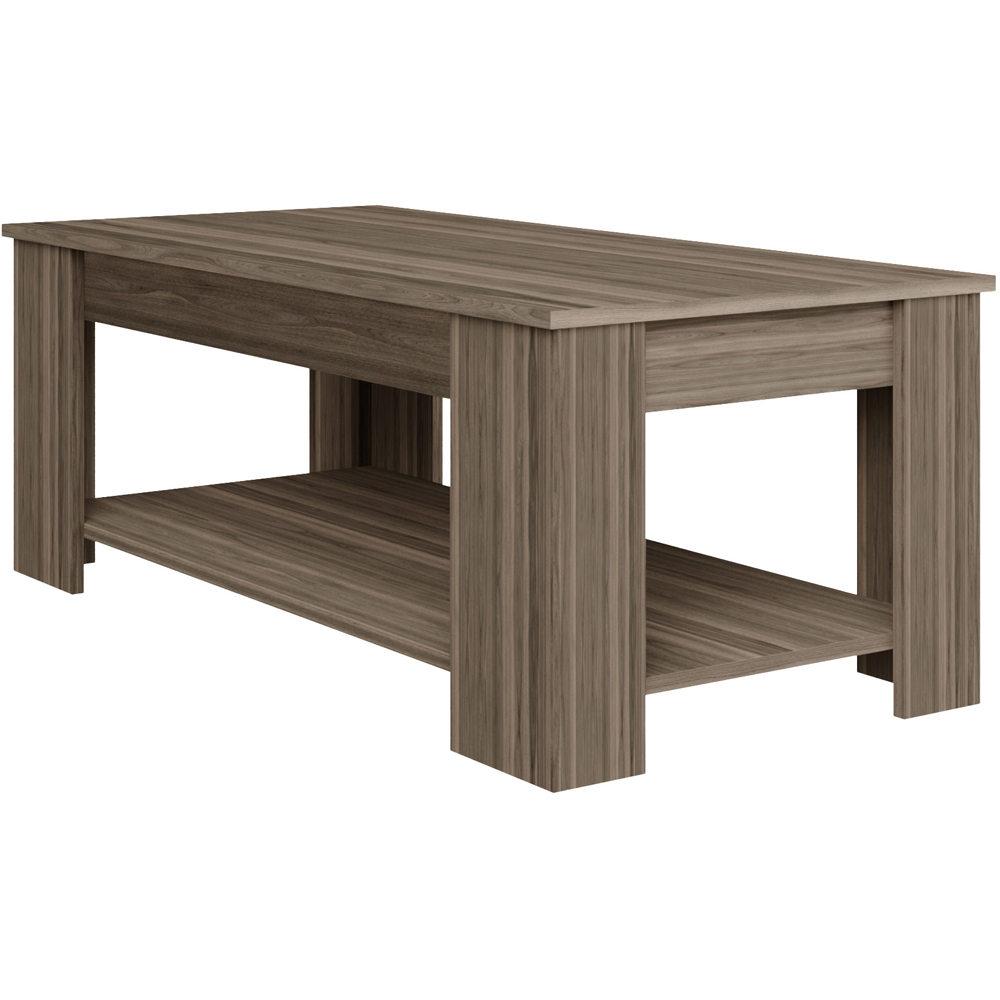 GFW Walnut Lift Up Coffee Table Image 2