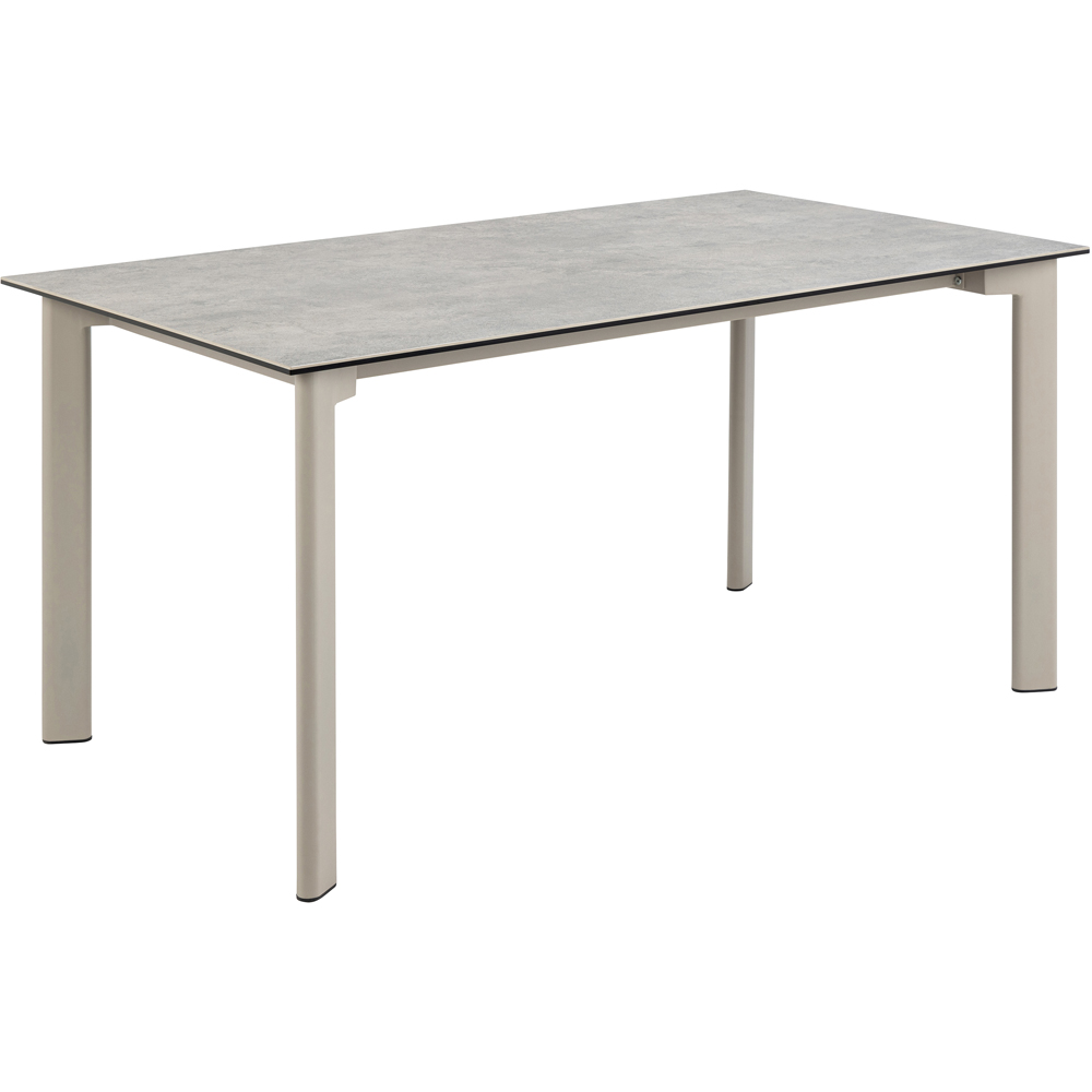 Florence Palermo Ella 4 Seater Ceramic Dining Set Grey and Beige Image 2