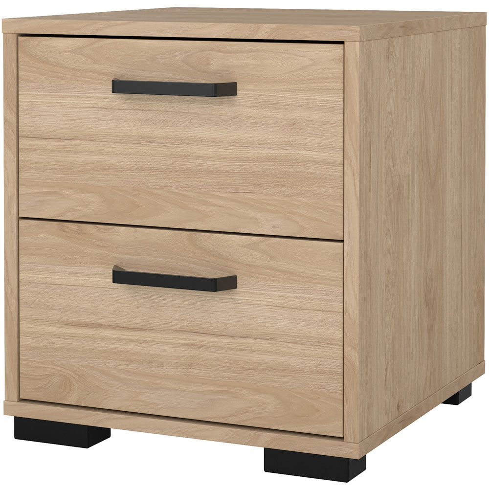Florence Sofia 2 Drawer Jackson Hickory Nightstand Image 3