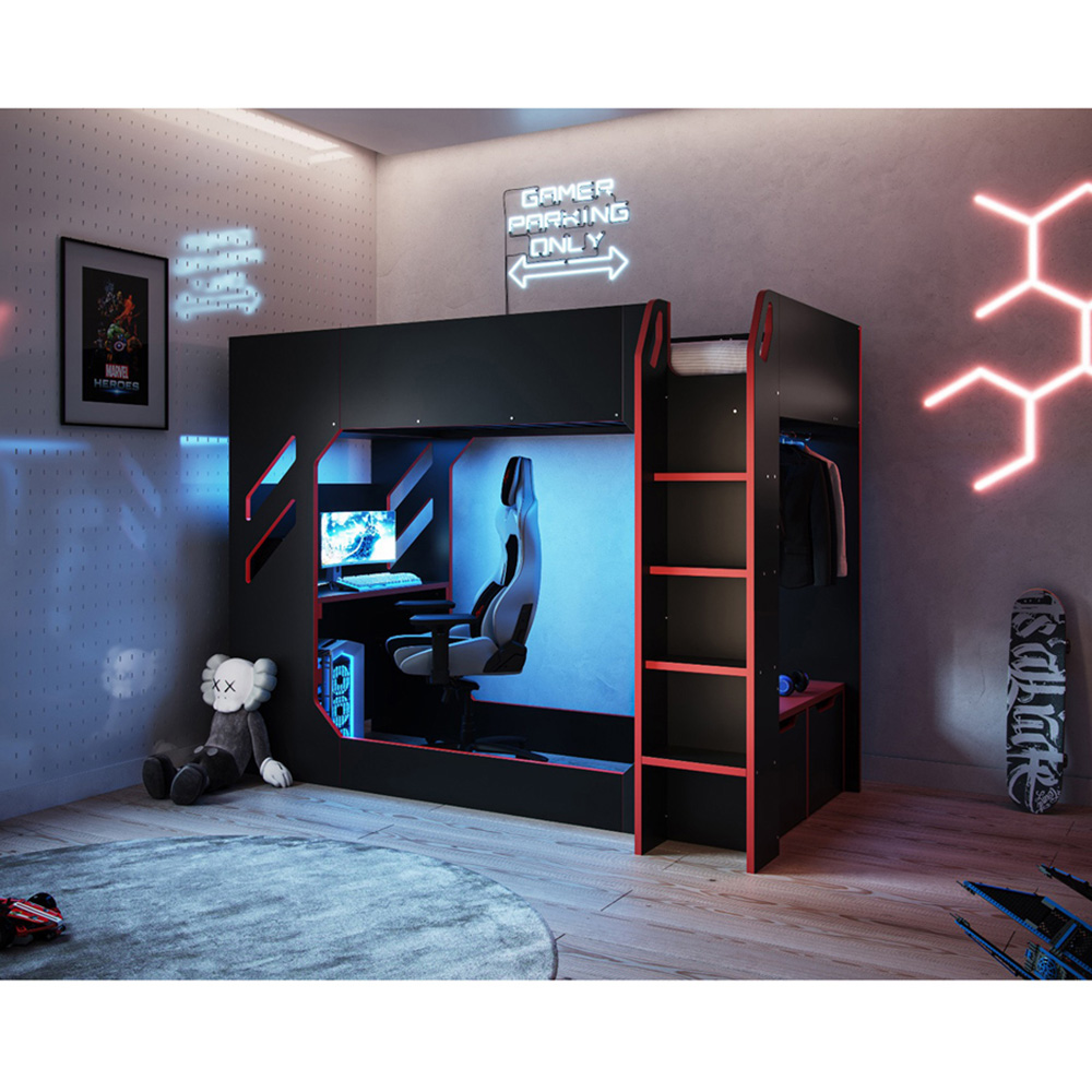 Recoil Shuttle Single Black High Sleeper Image 7