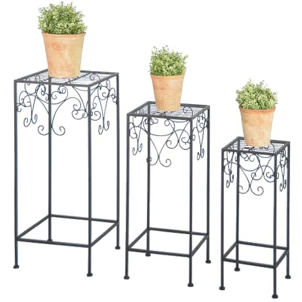Fallen Fruits Set of 3 Decorative Plant Stands Image 1