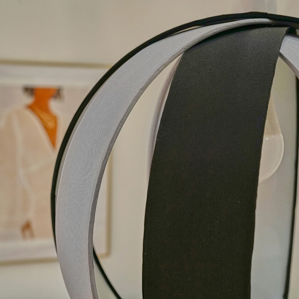 ValueLights J90 Grey Easy Fit Ceiling Light Shade Image 4