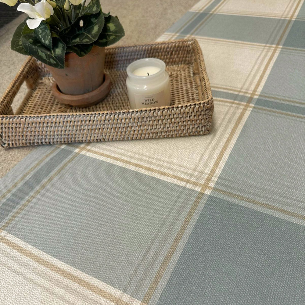 BELGRAVIA CARMELLA CHECK BLUE Image 4