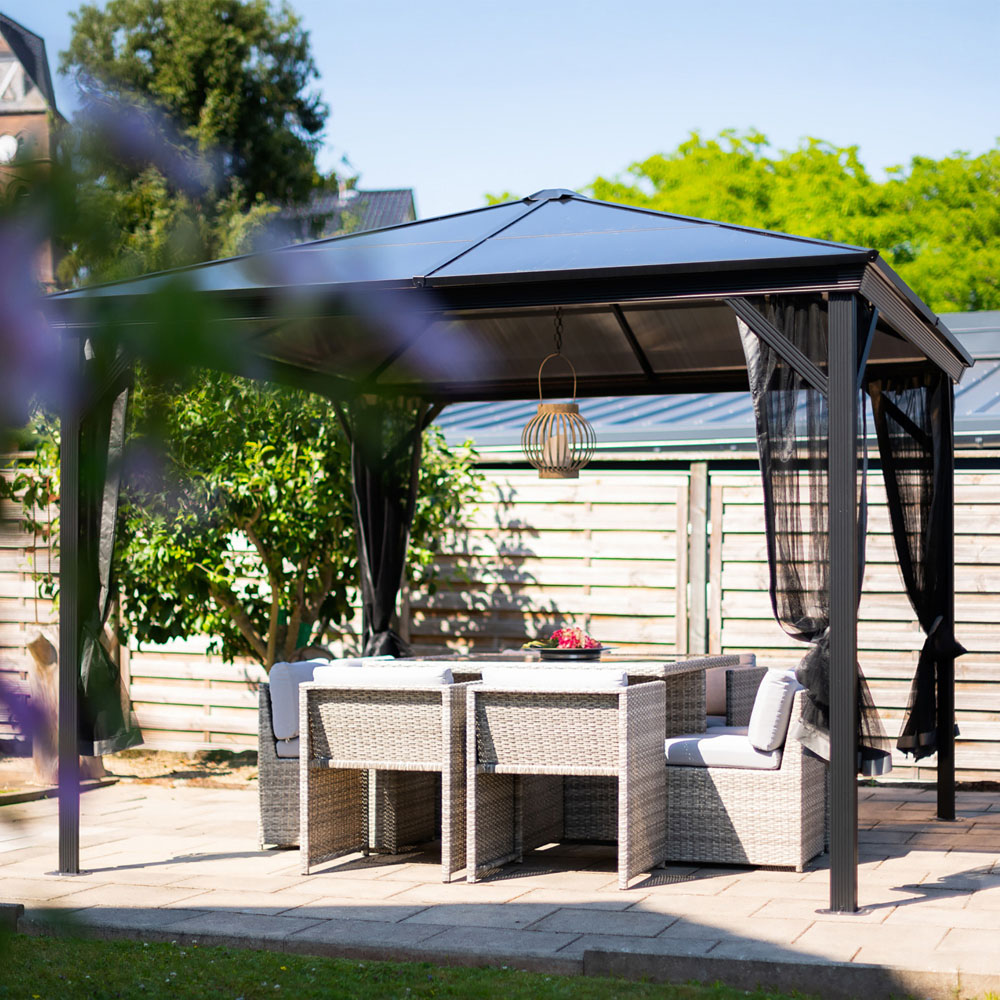 Sojag Verona 3 x 3m Grey Gazebo Image 3