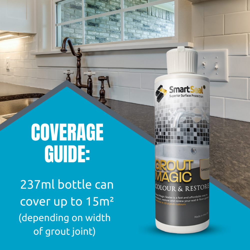 SmartSeal Grout Magic Bundle Primer 500ml and Dark Grey 237ml Image 8