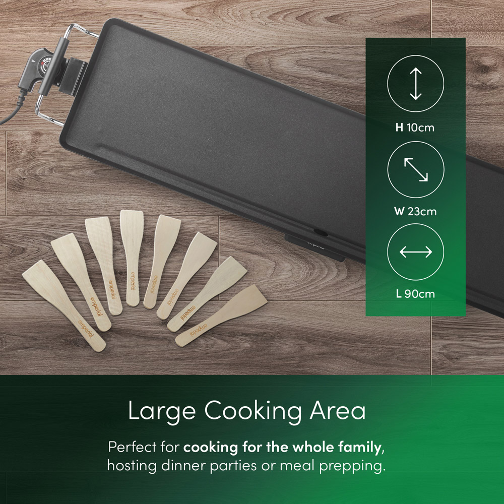Emperial Teppanyaki Grill with Wooden Spatulas XXL Image 9