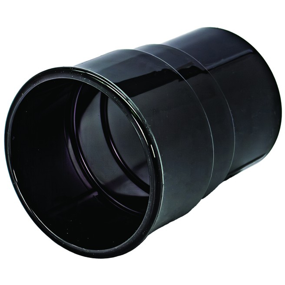 FloPlast Round Downpipe Socket Black 68mm Image 2