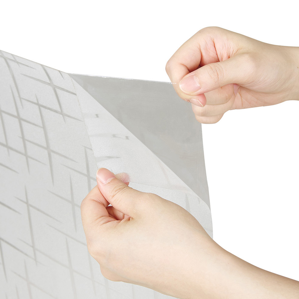 Living and Home Small Star 3D PVC Self Adhesive Privacy Glass Window Film 200 x 61cm Image 2