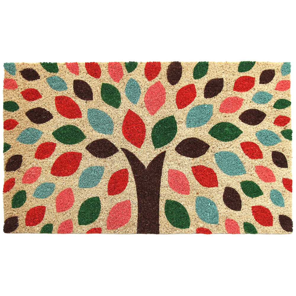 Coco & Coir Zen Tree Coir Door Mat 45 x 75cm Image 1