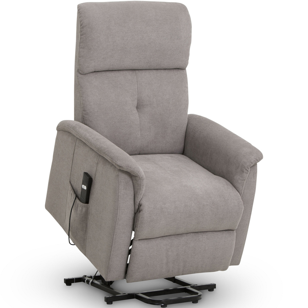 Julian Bowen Ava Taupe Riser Recliner Chair Image 4