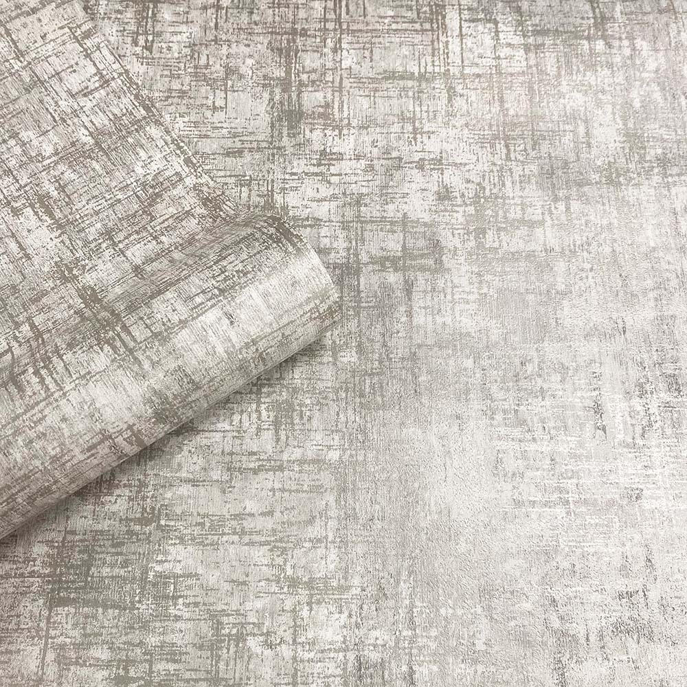 Muriva Etta Texture Greige Wallpaper Image 2