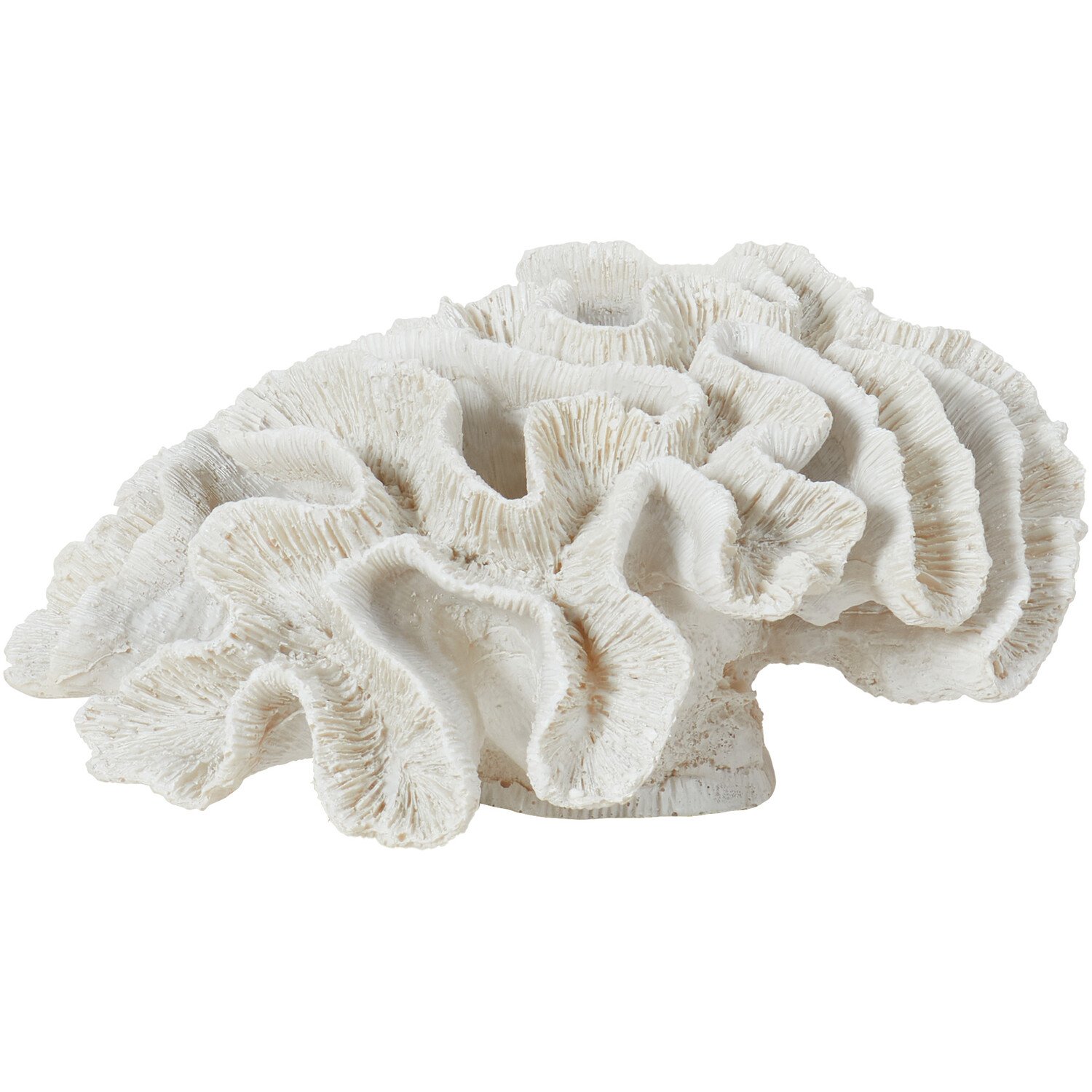 24cm Coral Ornament - White Image 3