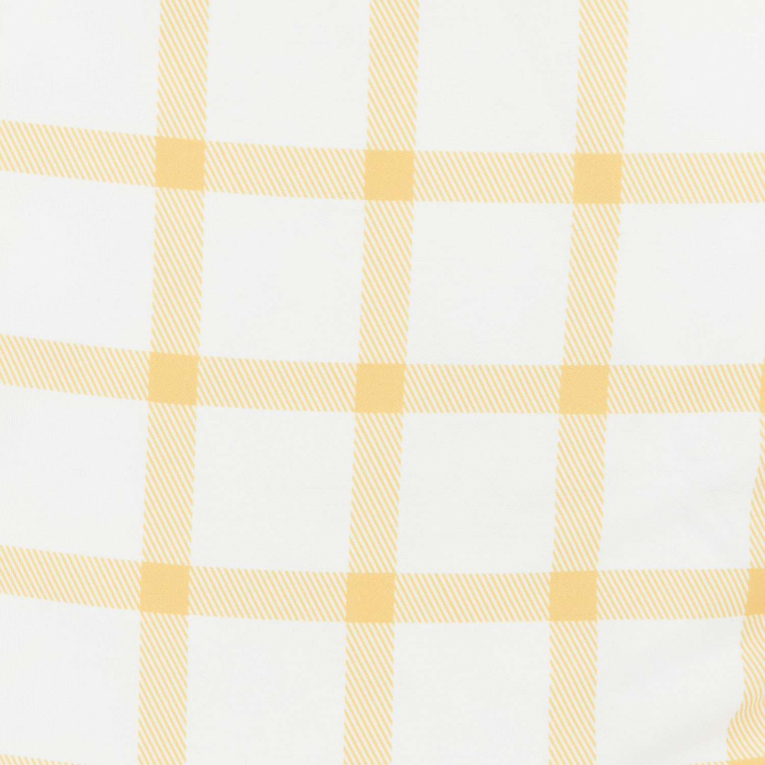 Portland Check Cushion - Ochre and White Image 3