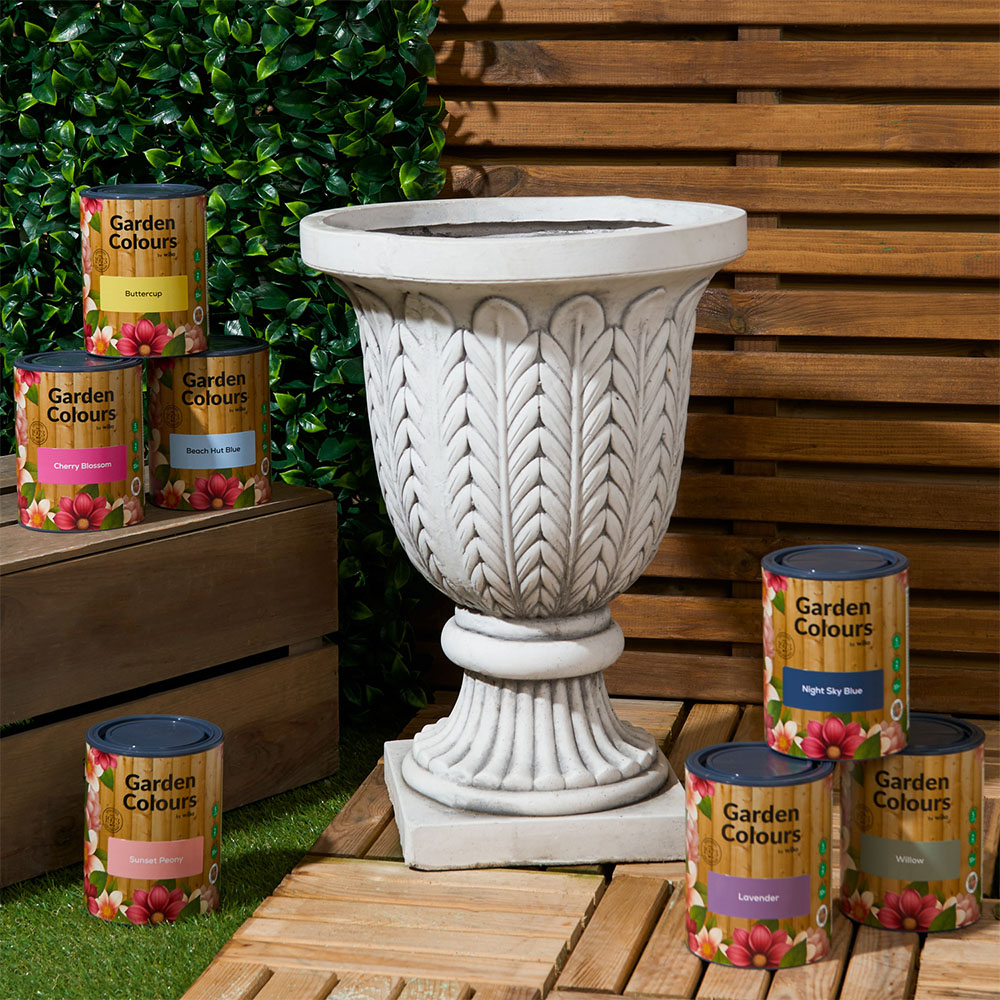 Wilko Garden Colours Vanilla Morning Wood Paint 5L Image 4
