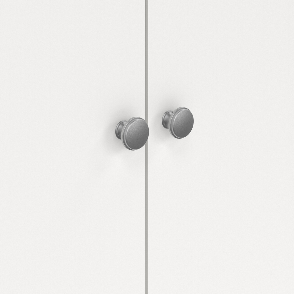 Florence Madrid 2 Door White Wardrobe Image 5
