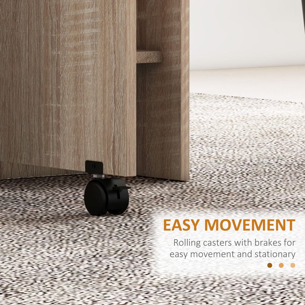 Portland Drop Leaf Folding Dining Table Natural Image 6