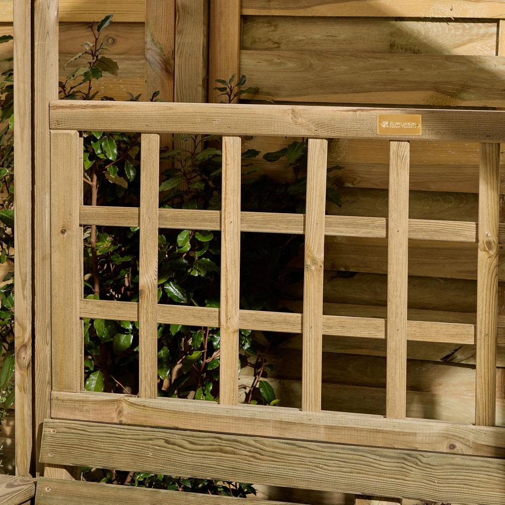 Rowlinson Sherwood 2 Seater 6.9 x 5.2ft Arbour Image 6