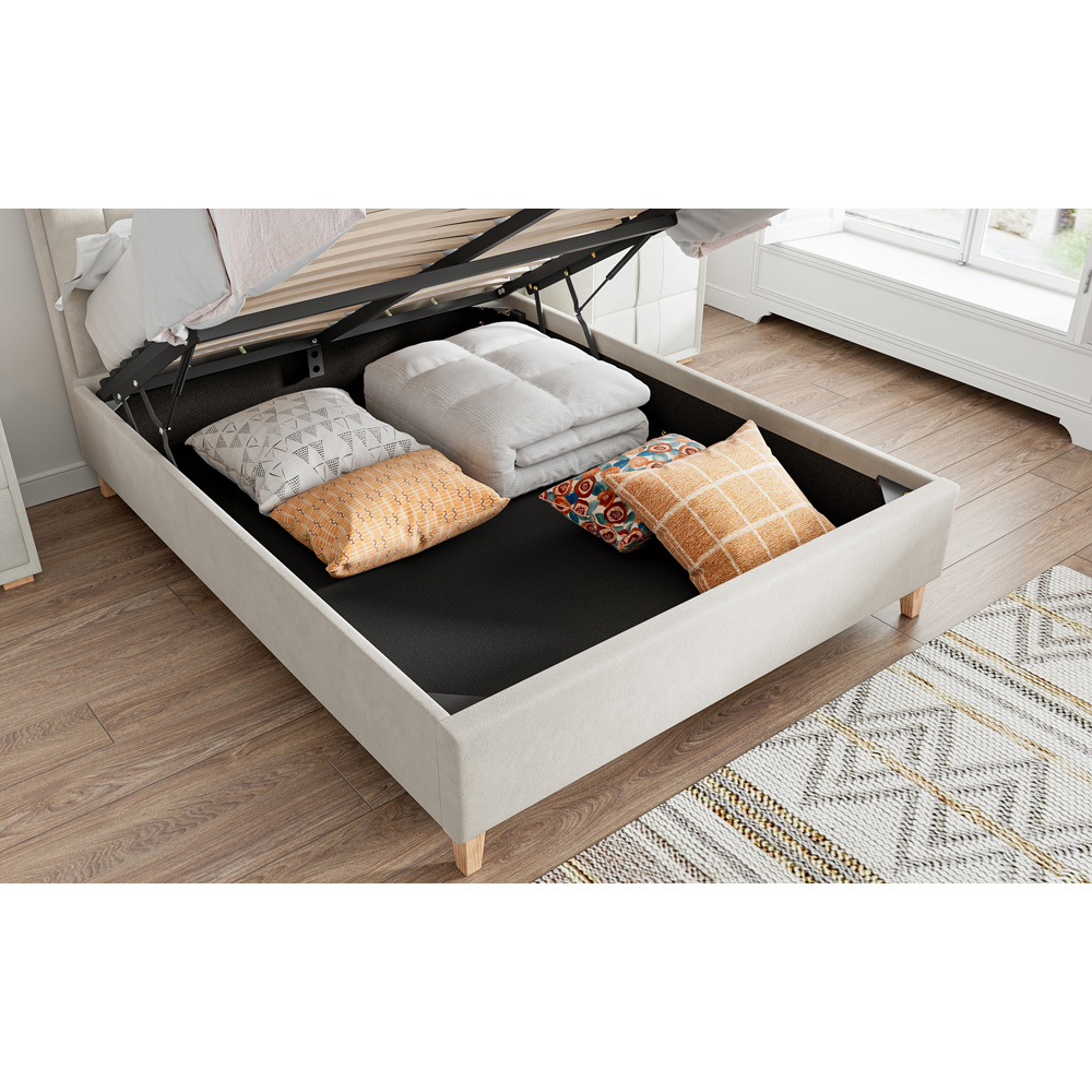 Bedmaster Rhodes King Size Double Warmstone Velvet Ottoman Image 5