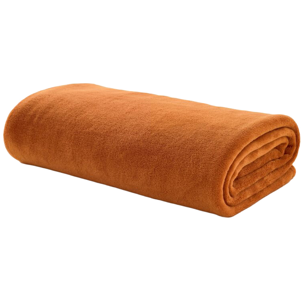 Deyongs Rust Snuggle Touch Throw 140 x 180cm Image 1