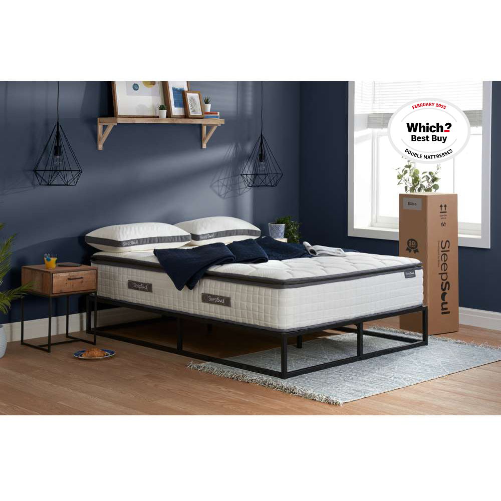 SleepSoul Bliss Super King Size Pocket Spring Memory Foam Mattress Image 2