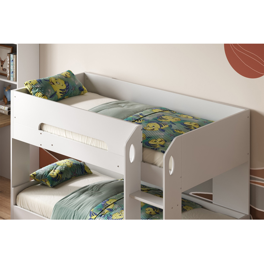 Flair Mystic White Low Pod Mini Bunk Bed Image 2