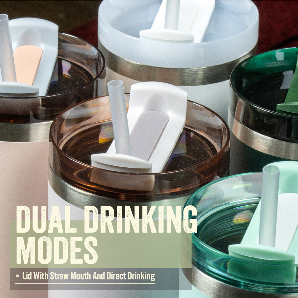 Milestone Camping Charcoal Insulated Travel Tumbler 1L Image 7