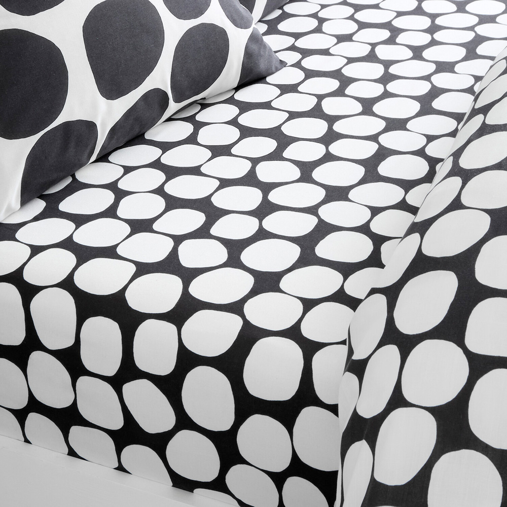 Polka Dots Bedding Set Monochrome Double Image 4
