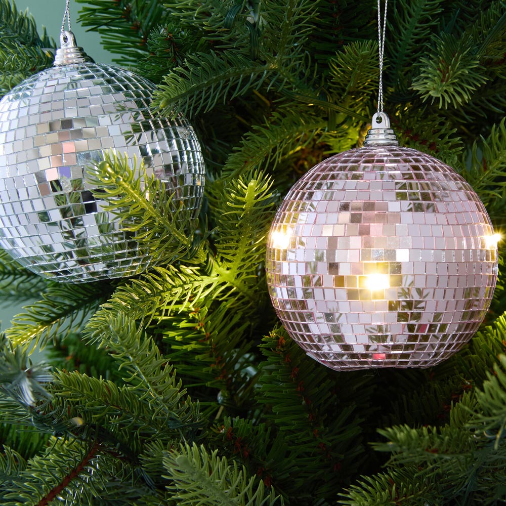 Bright Disco LED BaublePink Image 5