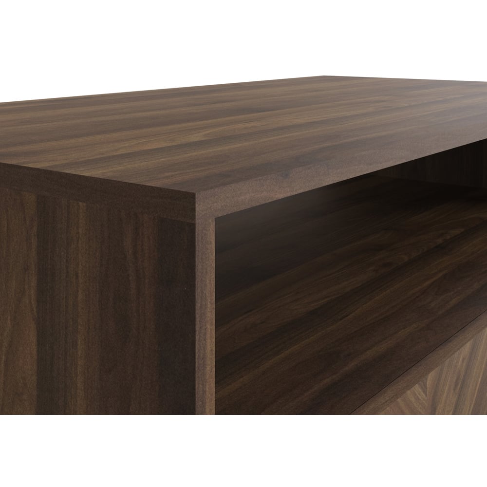GFW Catania 2 Drawer Royal Walnut Coffee Table Image 6