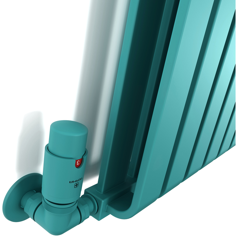 Terma Warp Room 4931 BTU Matt Teal Radiator 630 x 1305mm Image 5