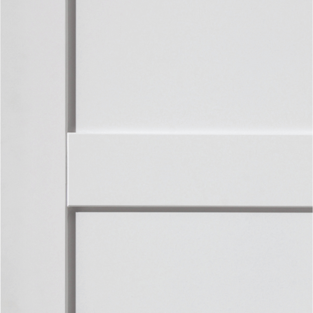 JB Kind Montserrat Shaker 4 Panel White Internal Door 1981 x 762mm Image 3