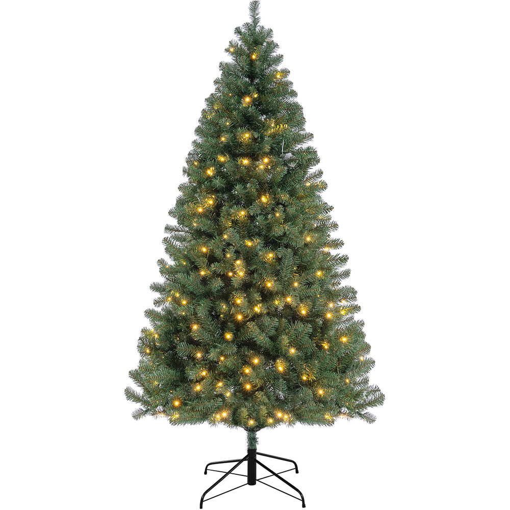 Festive Christmas Richmond Fir Winter Pre-Lit Artificial Christmas Tree 7ft Image 3