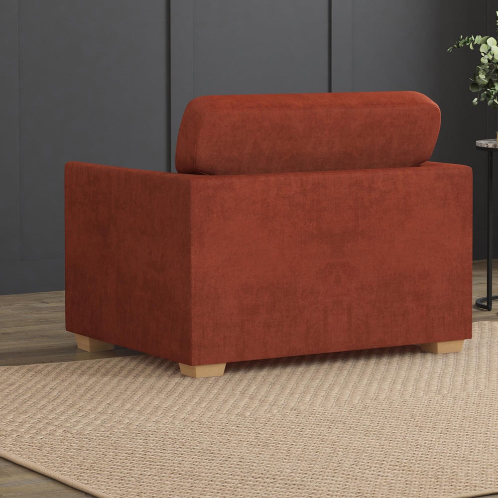 Modo Marmalade Plush Velvet Fixed Back Armchair Image 8