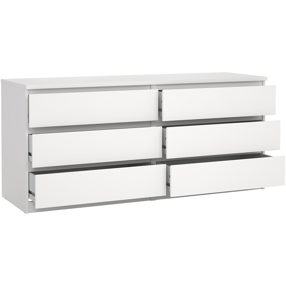 Furniture To Go Naia 6 Drawer White Chest of Drawers Image 5