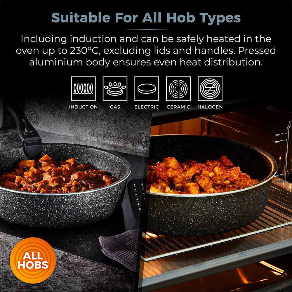 Tower Precision 13 Piece Black Cookware Set Image 7