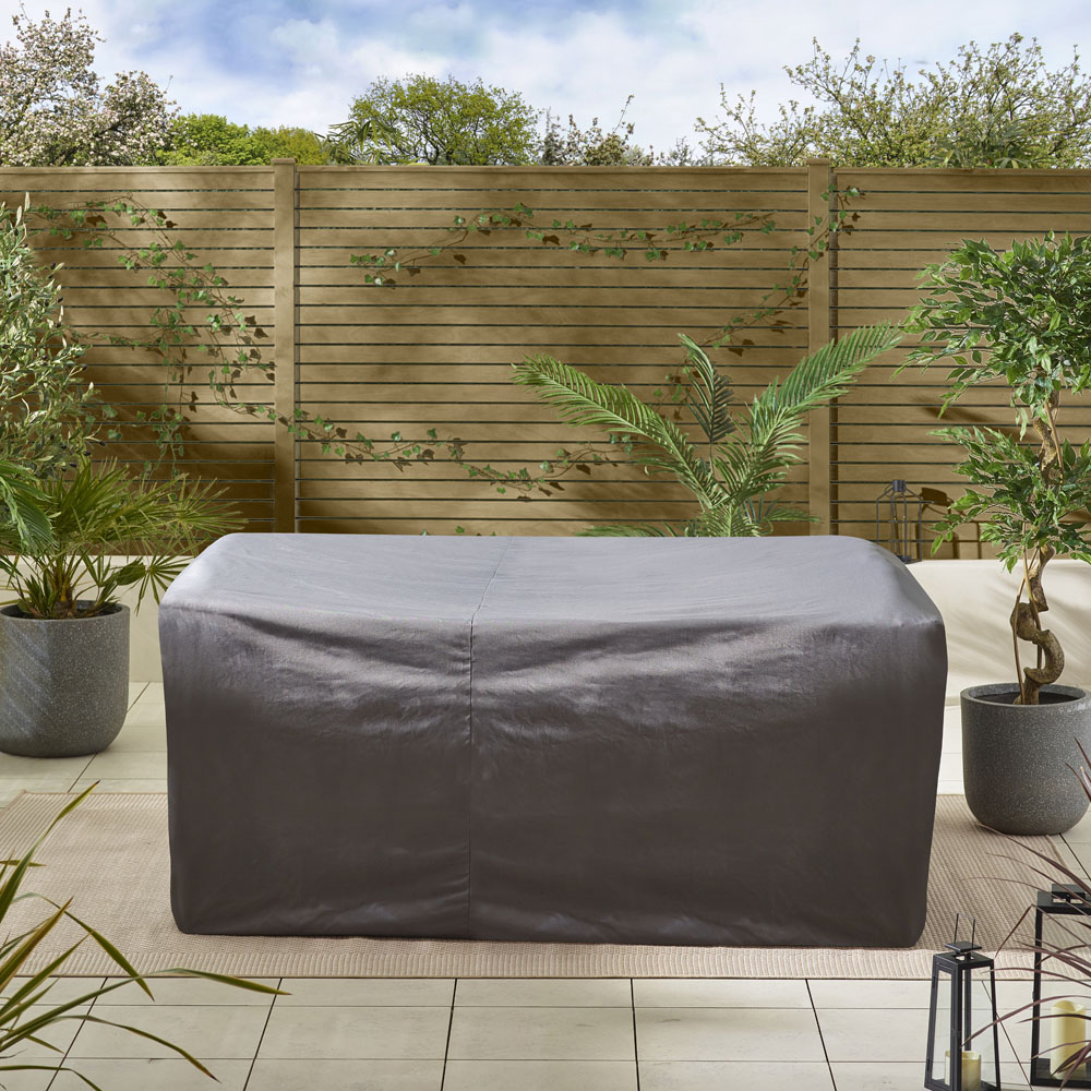 Furniturebox Tucson Grey Rattan 4 Seater Outdoor Sofa Set Image 9