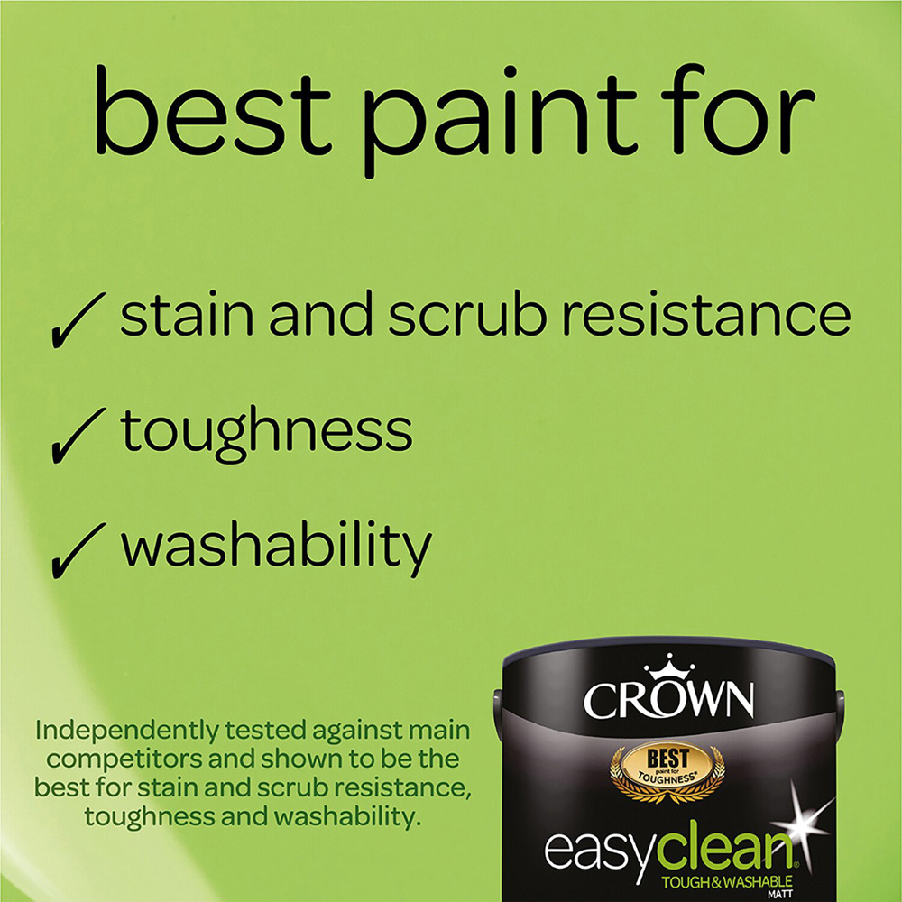 Crown Easyclean Matt Emulsion Paint - East Village Image 9