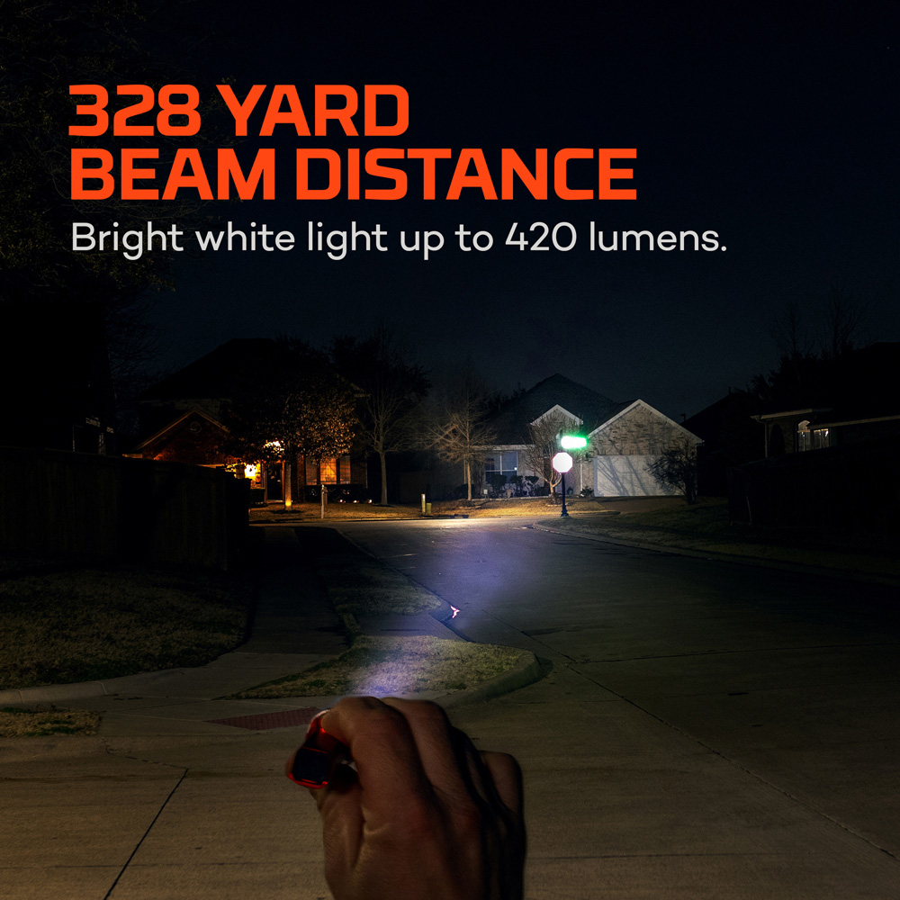 Nebo Luxtreme Nano 420 Lumens Black Compact Long-Range EDC Flashlight Image 8