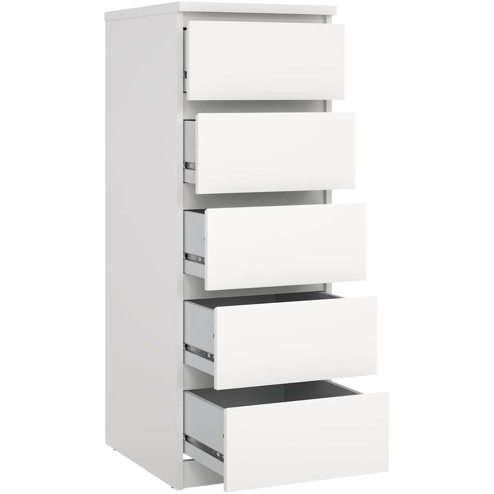 Furniture To Go Naia 5 Drawer White Chest of Drawers Image 5