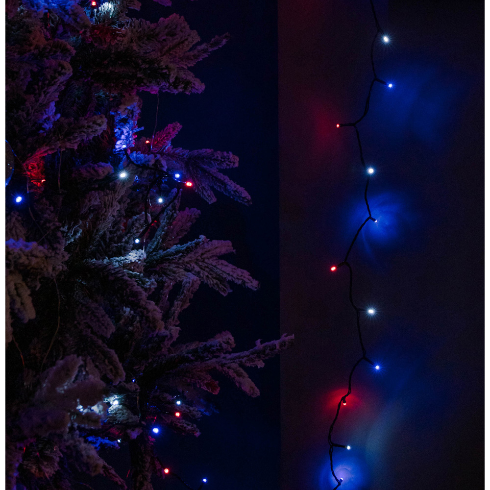 Samuel Alexander SupaBrights 200 Blue Red and White LED Multi-Function String Light 16m Image 6