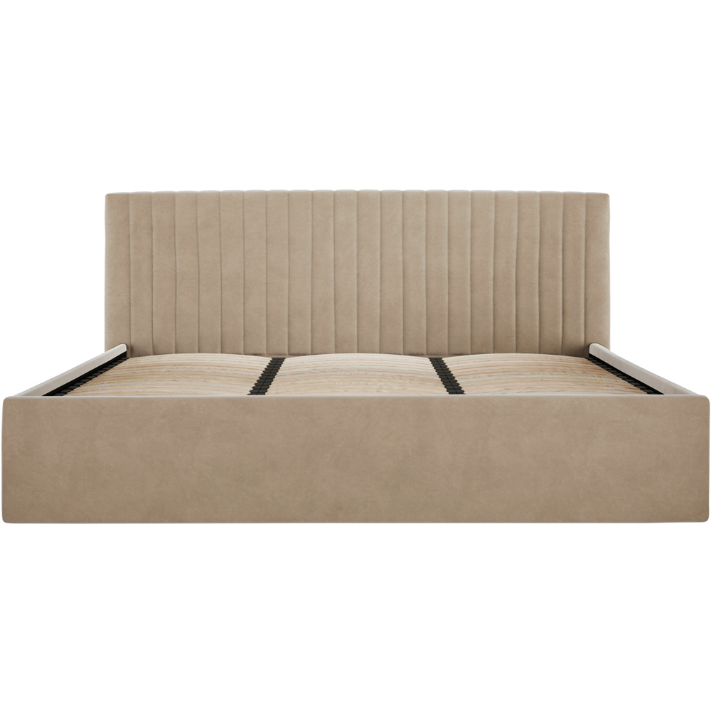 LPD Home Berlin Beige Super King Size Ottoman Bed Image 4