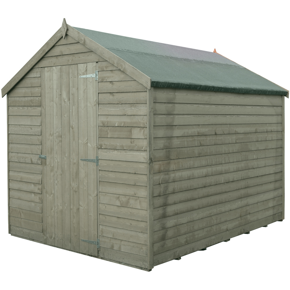 Shire 7 x 5ft Overlap Apex Garden Shed Image 4