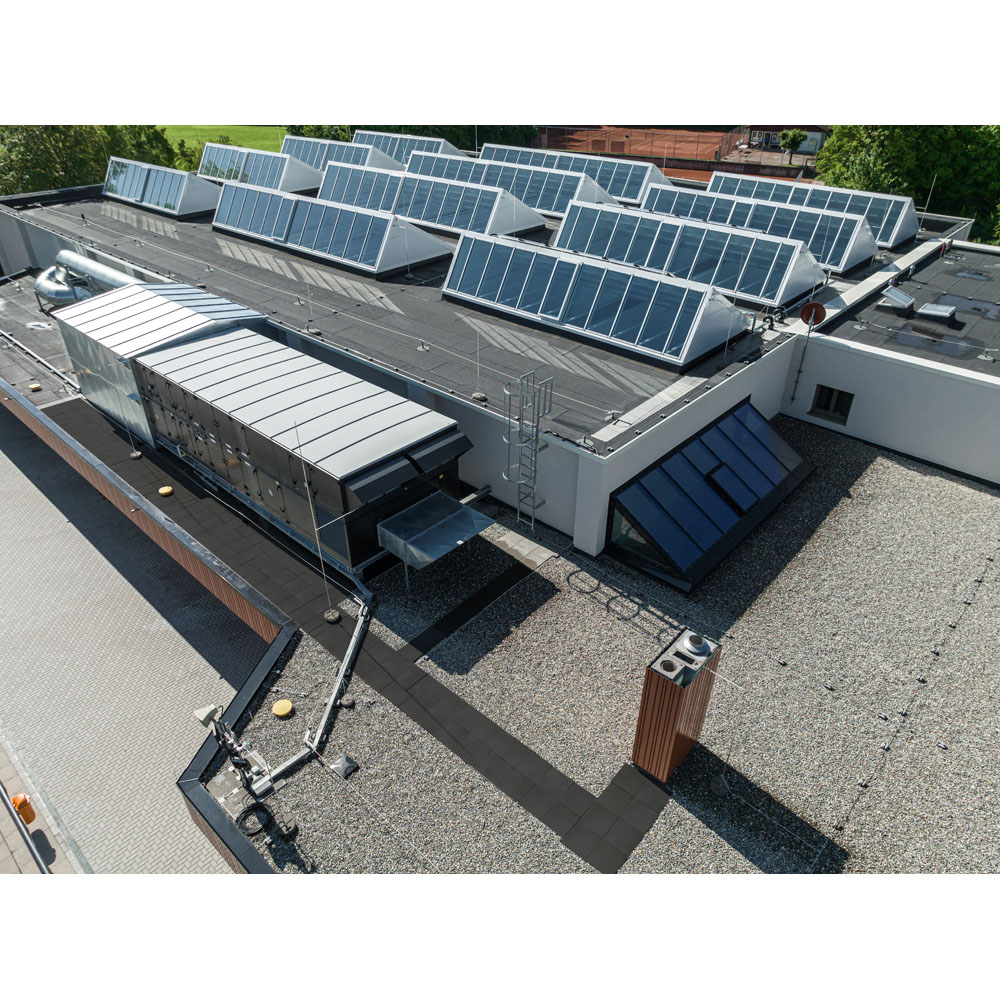 REGUPOL Walkway Standard Black Rubber Flat Roof Walkway & Protection Tiles 1000 x 500 x 30mm 40 Pack Image 2