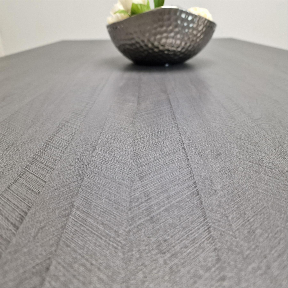 Kosy Koala Arrow Bex 5 Seater Dining Set with Bench Dark Grey and Grey Velvet Image 3