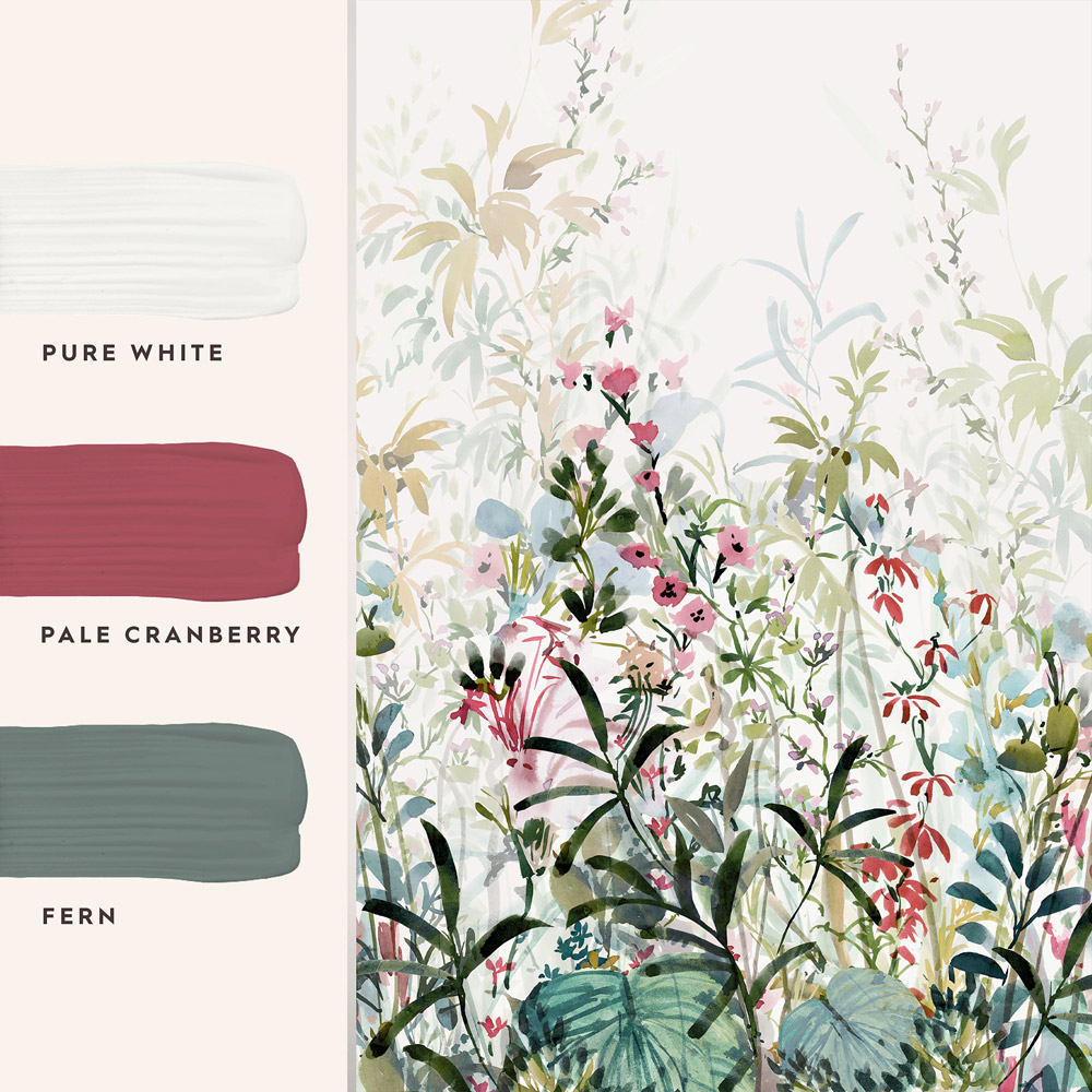 Laura Ashley Pointon Fields Multicolour Mural Image 4